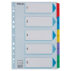 Przekładki kartonowe Mylar A4 Esselte, biały 1-5