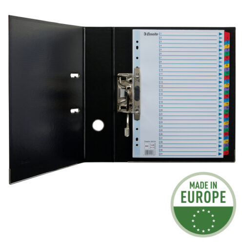 100164_02.jpg Przekładki kartonowe Mylar A4 Esselte, biały 1-31