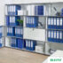 Segregator Leitz A4 z mech. 180°, szer. 50 mm, 30% PP z recyklingu, niebieski