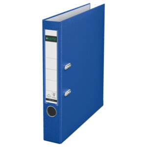 Segregator Leitz A4 z mech. 180°, szer. 50 mm, 30% PP z recyklingu, ciemnoniebieski