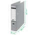 Segregator 180 Recycle A4 80mm, żółty