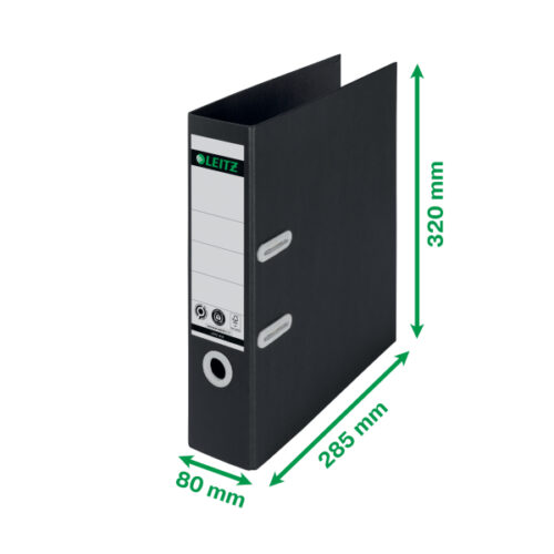 10180095_08.jpg Segregator 180 Recycle A4 80 mm, czarny