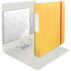 Segregator 180° Active Cosy, szer. 65 mm, żółty