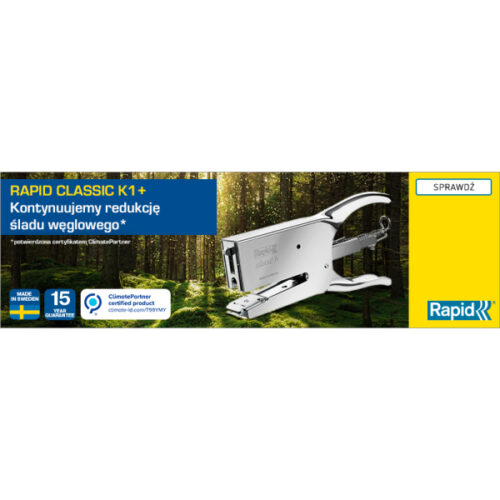 10510601_n_02.jpg Zszywacz nożycowy Rapid K1, chrom, 5 lat gwarancji, 50 kartek