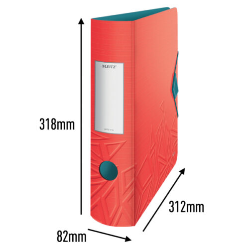 11160020_04.jpg Segregator Leitz 180° Active Urban Chic 82 mm, czerwony
