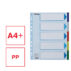 Przekładki plastikowe MAXI z PP Esselte, 5 kart
