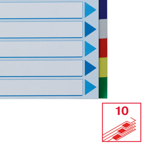 15267_04.jpg Przekładki plastikowe MAXI z PP Esselte, 10 kart