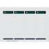 Etykiety grzbietowe PC, szerokie do segreg. Leitz, 56X190 mm, 100 szt., szare, kartonowe (25x4)