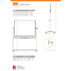 Mobilna tablica magnetyczna porcelanowa Nobo Classic 1500x1200mm