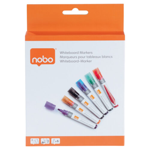 1901077_06.jpg Markery Nobo Liquid Ink, różne kolory, op./6 szt.