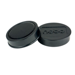 Magnesy Nobo 38mm, czarne, op./4 szt.