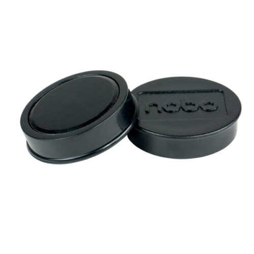 Magnesy Nobo 38mm, czarne, op./4 szt.