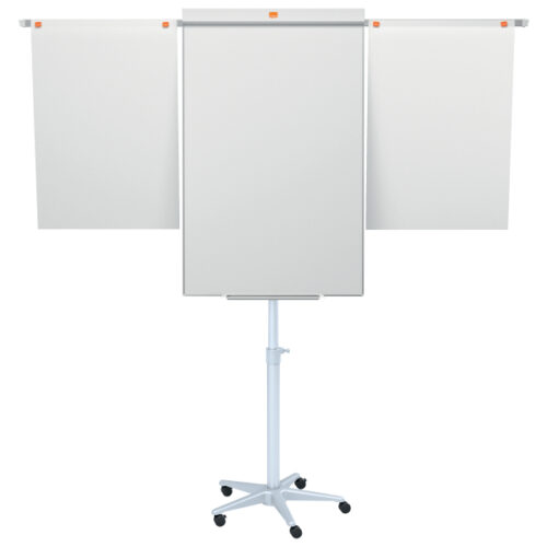 Flipchart mobilny magnetyczny ze stali lakierowanej Nobo Classic z wysuwanymi ramionami