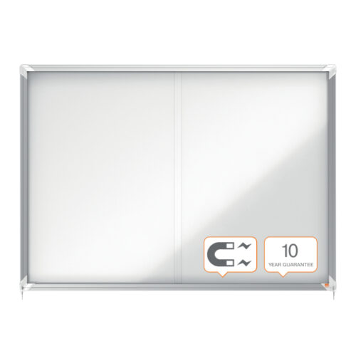 1902571_iu_03.jpg Gablota magnetyczna wewnętrzna Nobo Premium Plus 18xA4 (drzwiczki przesuwne)