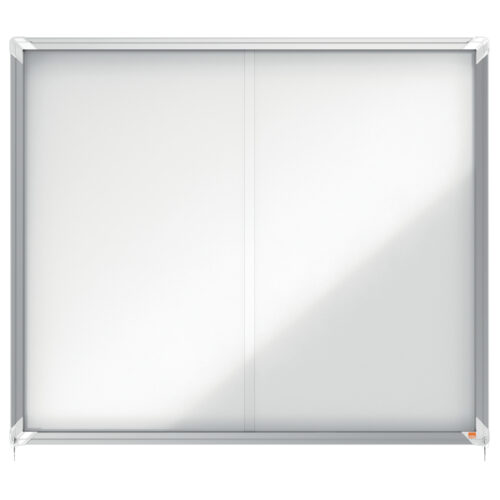 1902609.jpg Gablota magnetyczna wewnętrzna Nobo Premium Plus 15xA4 (drzwiczki przesuwne)