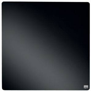 Mała tabliczka suchościeralna Nobo z powierzchnią magnetyczną, 360x360mm, czarna