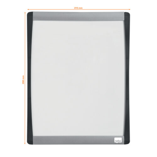 1903778_iu_02.jpg Tablica suchościeralna Nobo Home z zaokrągloną ramą 280x215mm, biała