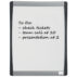 Tablica suchościeralna Nobo Home z zaokrągloną ramą 280x215mm, biała