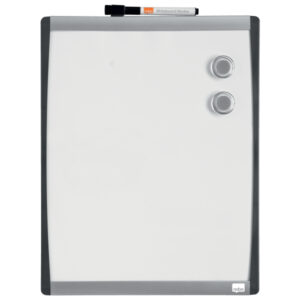Tablica suchościeralna Nobo Home z zaokrągloną ramą 355x280mm, biała