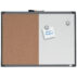 Mała tabliczka Nobo CombiBoard 585x430mm, tablica suchościeralna biała i korkowa (pół na pół)