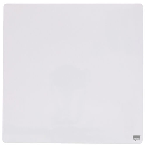 Mała tabliczka suchościeralna Nobo z powierzchnią magnetyczną, 360x360mm, biała