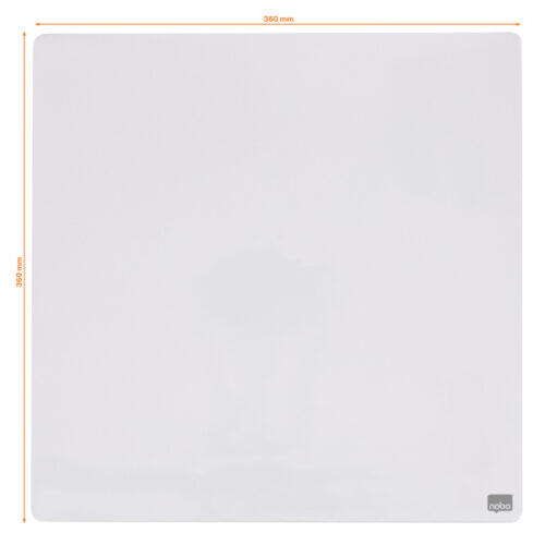 1903802_n_12.jpg Mała tabliczka suchościeralna Nobo z powierzchnią magnetyczną, 360x360mm, biała
