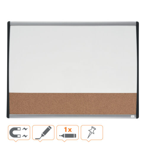 1903810_iu_03.jpg Wielofunkcyjna tablica suchościeralna i informacyjna Nobo 585x430mm