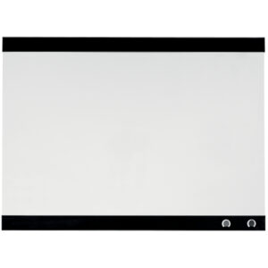 Magnetyczna tabliczka suchościeralna Nobo z klipsem na notatki 430x580mm