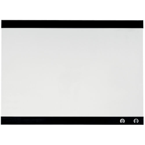 Magnetyczna tabliczka suchościeralna Nobo z klipsem na notatki 430x580mm