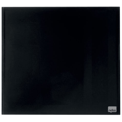 Tablica szklana Nobo Home 30 x 30 cm, czarna
