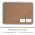 Tablica ogłoszeniowa korkowa Nobo Premium Plus 600x450mm