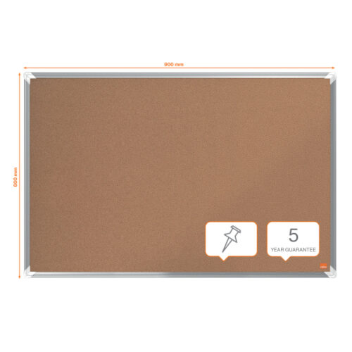 1915180_02.jpg Tablica ogłoszeniowa korkowa Nobo Premium Plus 900x600mm