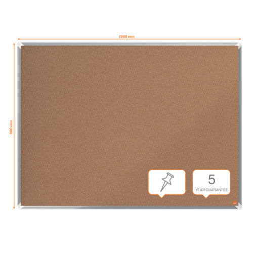 1915181_02.jpg Tablica ogłoszeniowa korkowa Nobo Premium Plus 1200x900mm
