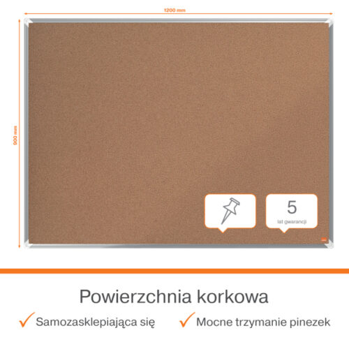 1915181_n_03.jpg Tablica ogłoszeniowa korkowa Nobo Premium Plus 1200x900mm
