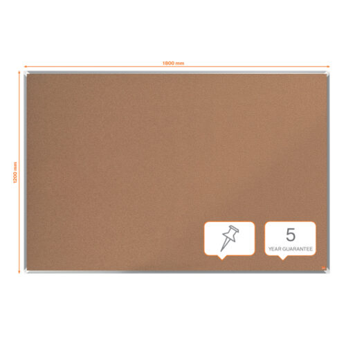 1915184_02.jpg Tablica ogłoszeniowa korkowa Nobo Premium Plus 1800x1200mm