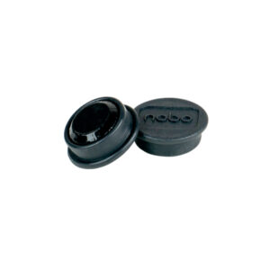 Magnesy Nobo do tablic 13 mm, czarne, op./10 szt.