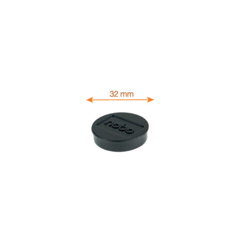 1915298_02.jpg Magnesy Nobo do tablic 32 mm, czarne, op./10 szt.