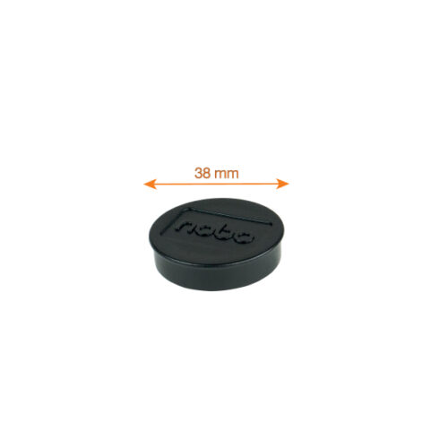 1915305_02.jpg Magnesy Nobo do tablic 38 mm (1,5 kg), czarne, op./10 szt.