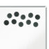 Magnesy Nobo do tablic 38 mm (1,5 kg), czarne, op./10 szt.