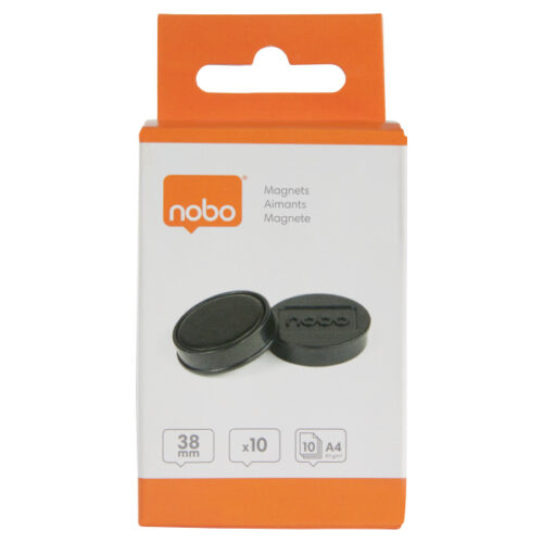 1915305_08.jpg Magnesy Nobo do tablic 38 mm (1,5 kg), czarne, op./10 szt.