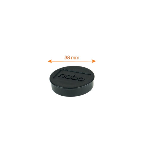 1915312_02.jpg Magnesy Nobo do tablic 38 mm (2,5 kg), czarne, op./10 szt.