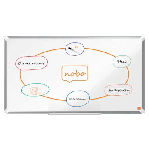 Tablica stalowa panoramiczna Nobo Premium Plus Widescreen 40" 890 x 500mm