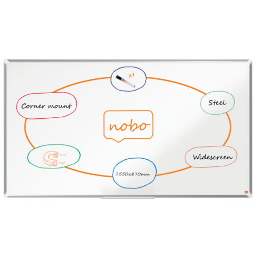 Tablica stalowa panoramiczna Nobo Premium Plus Widescreen 70" 1550 x 870mm