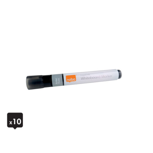 1915377_05.jpg Markery Nobo Liquid Ink, czarne, op./10 szt.