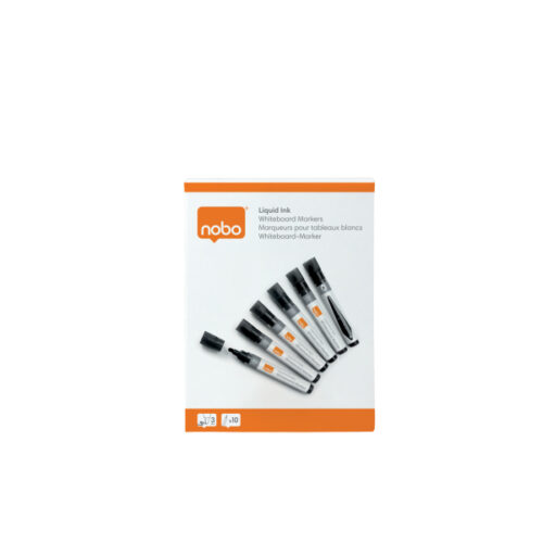 1915377_06.jpg Markery Nobo Liquid Ink, czarne, op./10 szt.