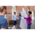 Przenośna, dwustronna, magnetyczna tablica suchościeralna do systemu Nobo Move&Meet, wykończenie szare, 900x1800mm