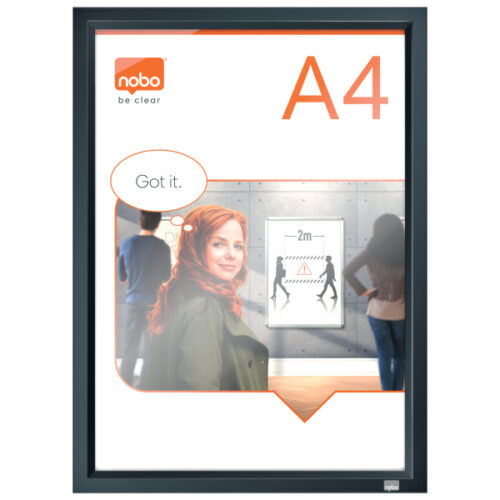 1915579_iu_01.jpg Rama zatrzaskowa Nobo Impression Pro A4, grafitowa