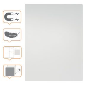 Bezramkowa, magnetyczna tablica modułowa Nobo 600x450mm