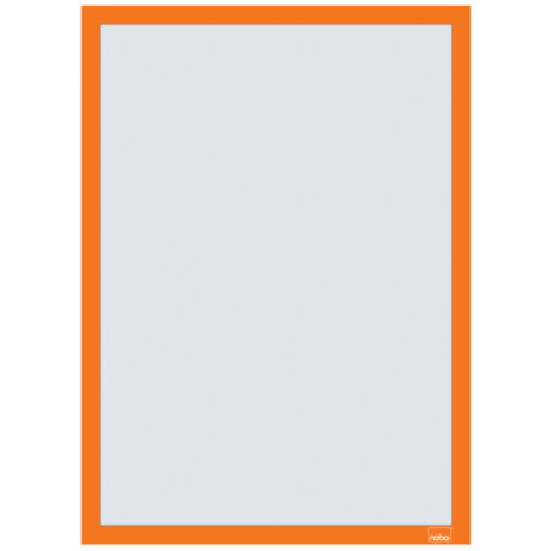 1915698_iu_02.jpg Samoprzylepna, magnetyczna ramka Nobo na plakat (2 szt.), A3, pomarańczowa