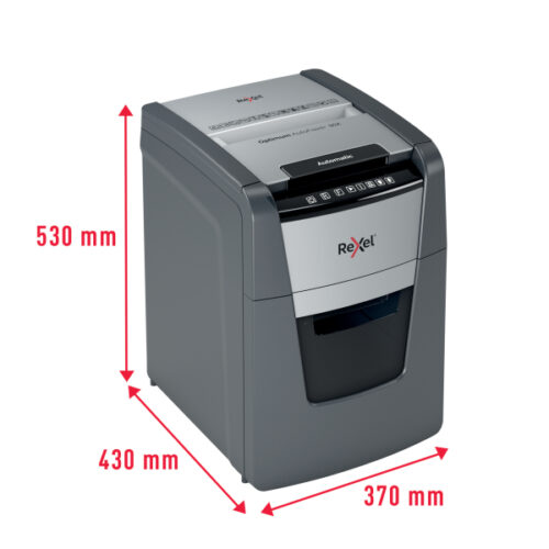 2020090XEU_06.jpg Niszczarka Rexel Optimum AutoFeed+ 90X, P4, 90 kartek, 34 l kosz